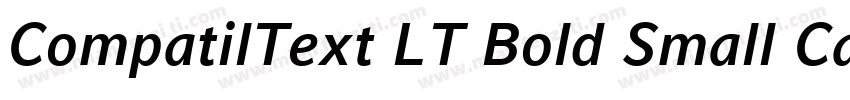 CompatilText LT Bold Small Caps字体转换